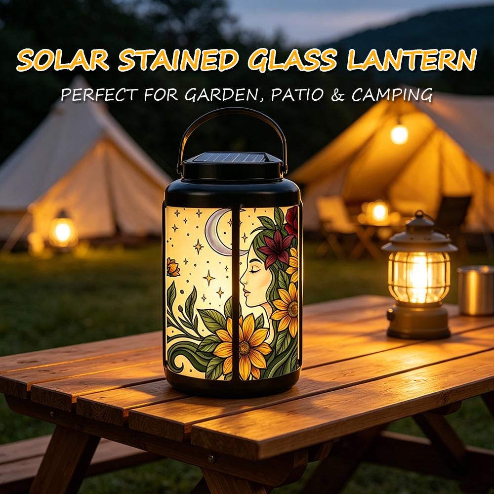 Sunflower Moon Solar Lantern