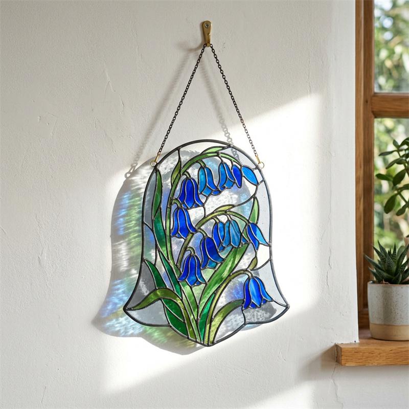 Bluebell Glass Suncatcher
