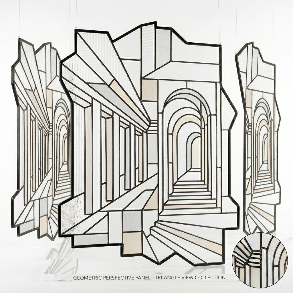 Architectural Arch Glass Decor
