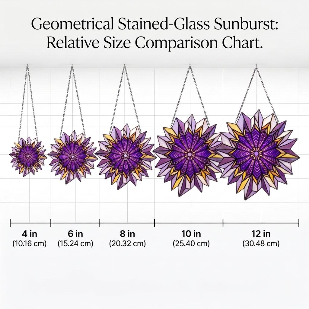 Bee-Eye Flower Glass Suncatcher