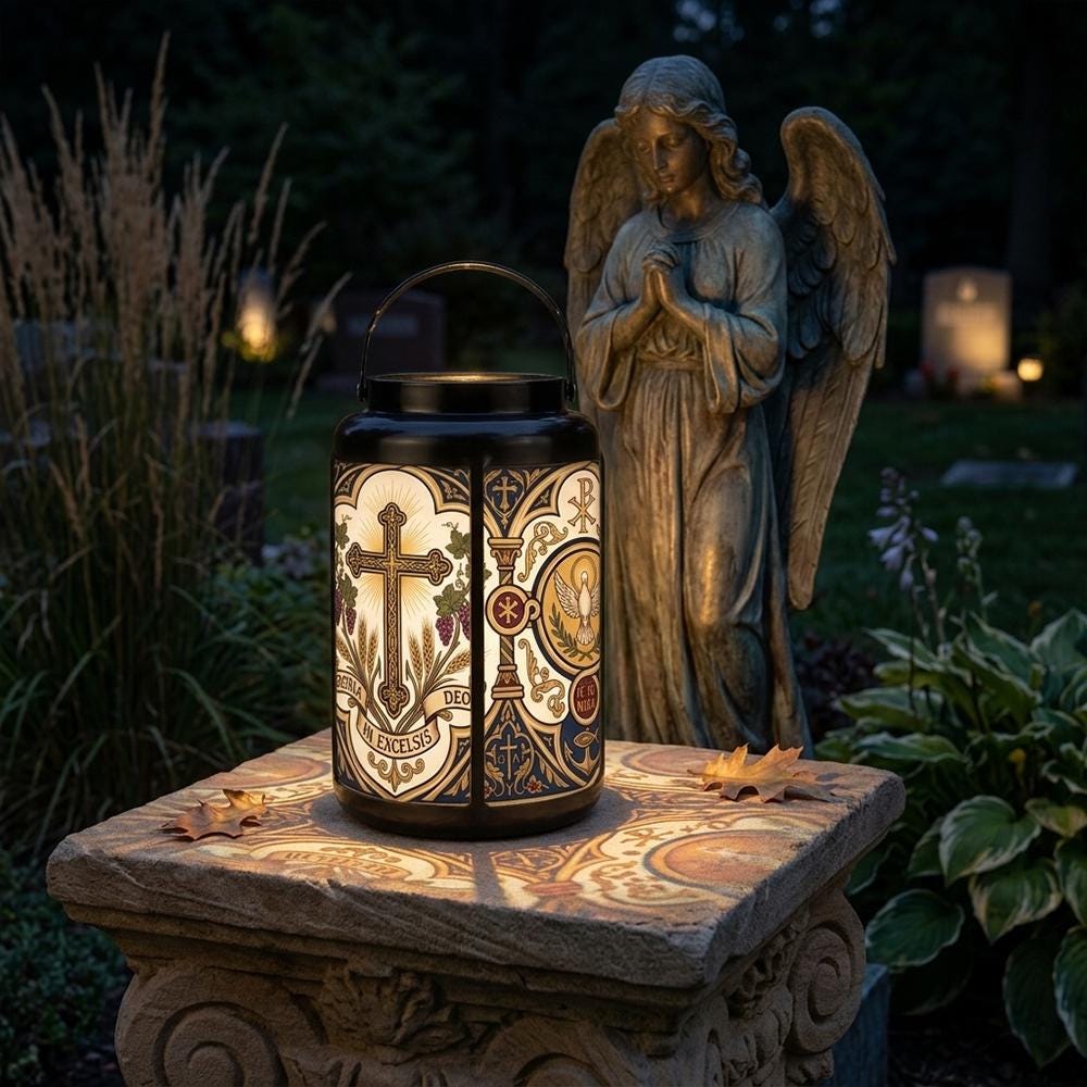 Christian Cross Solar Lantern
