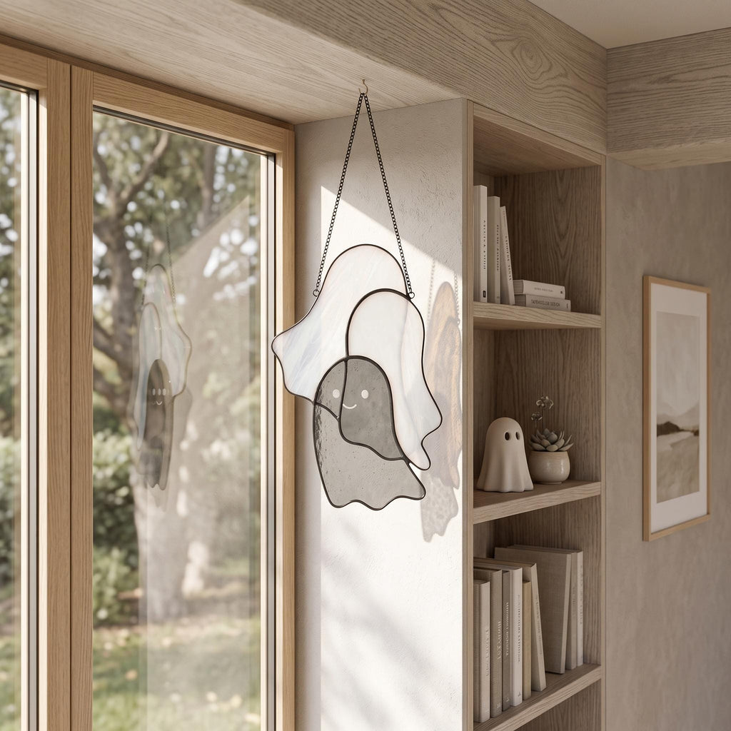 Deconstructed Ghost Glass Suncatcher