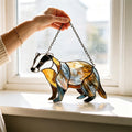 Badger Glass Suncatcher