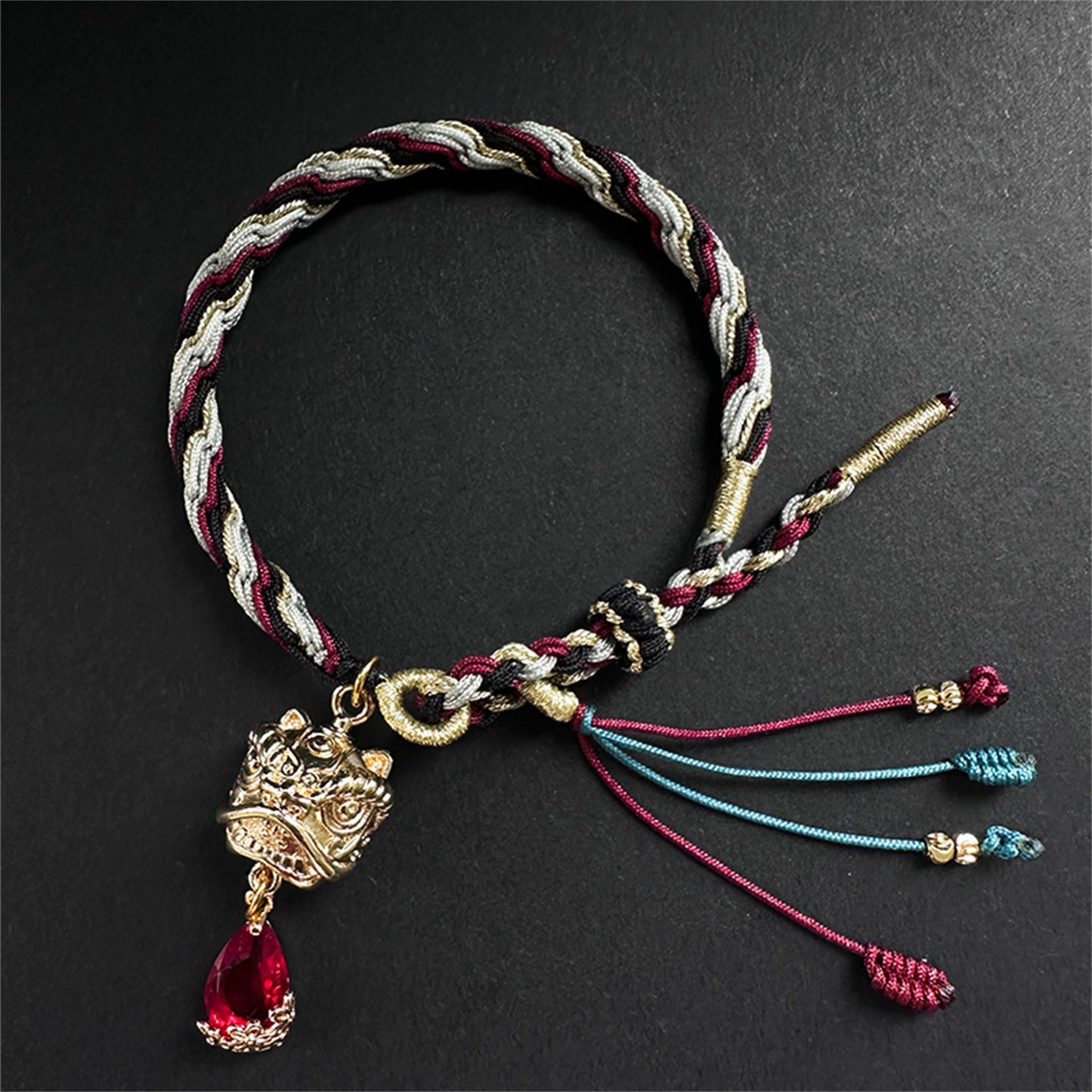 Honkai Star Rail Silver Wolf Bracelet Hand-Woven Bracelet