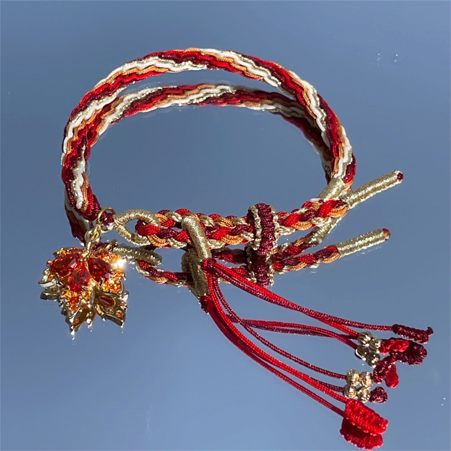 Genshin Raiden Shogun Bracelet Hand-Woven Bracelet