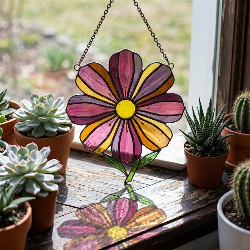 Cosmos Glass Suncatcher