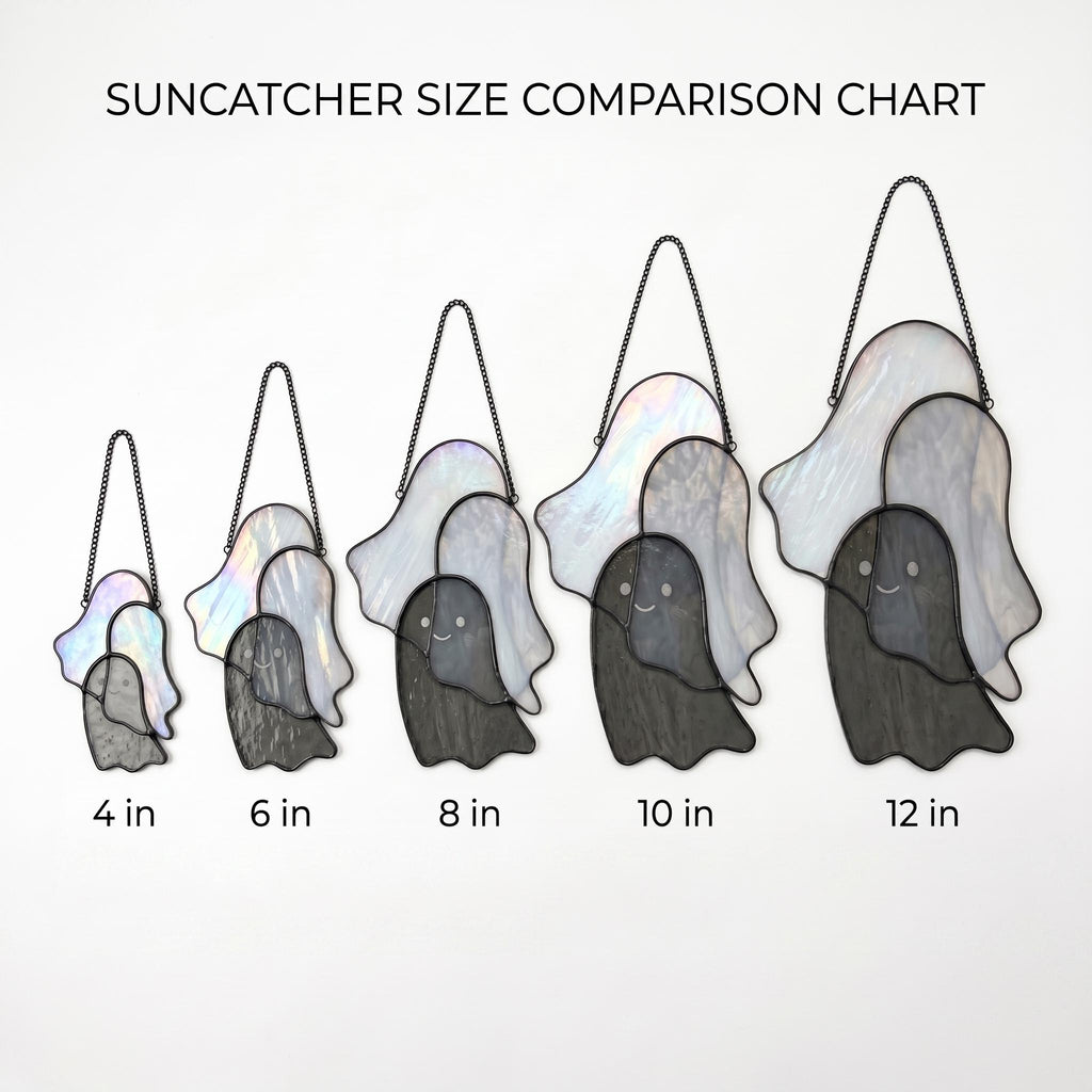 Deconstructed Ghost Glass Suncatcher