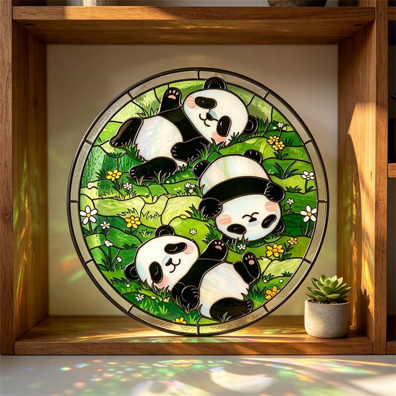 Panda Glass Panel