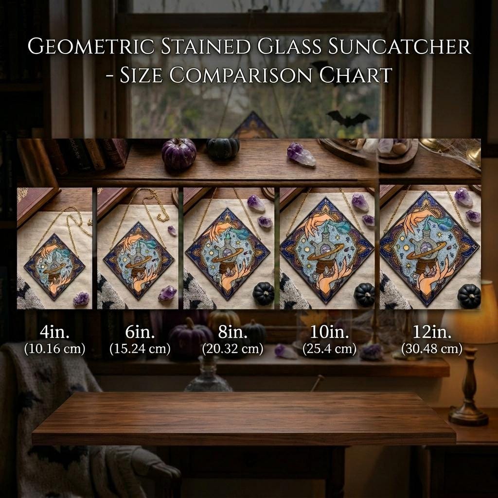 Alchemy Potion Glass Suncatcher