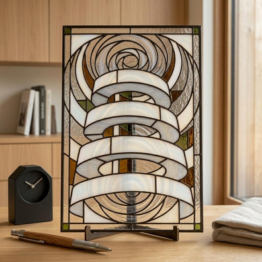 Spiral Vortex Glass Decor