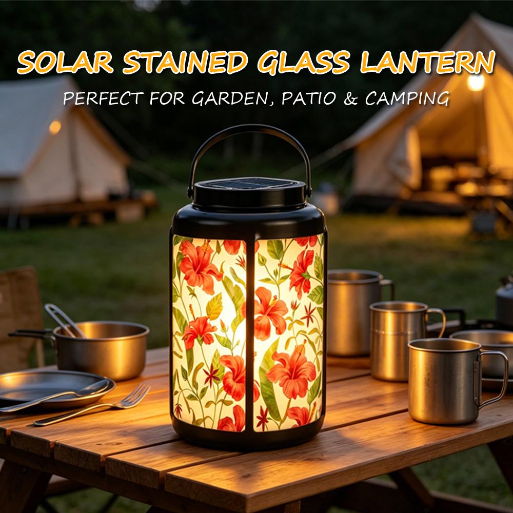Floral Garden Solar Lantern