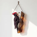 Woodpecker Glass Suncatcher