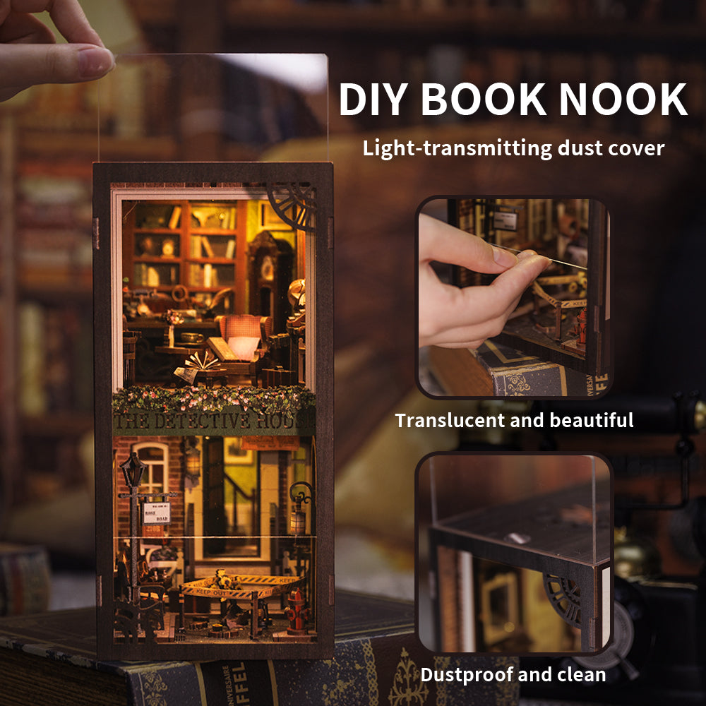 Rose Detective Agency DIY Book Stand Book Nook
