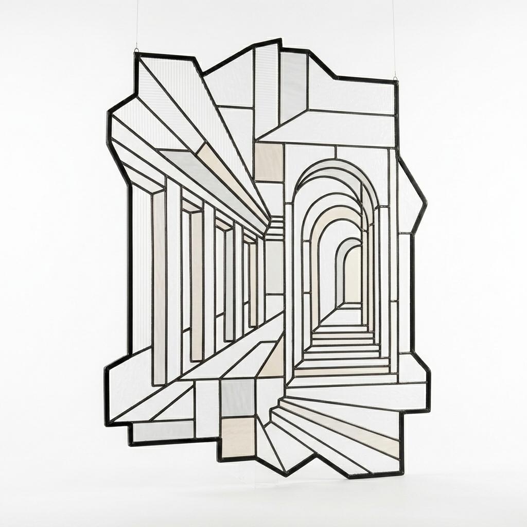 Architectural Arch Glass Decor