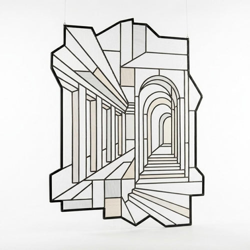 Architectural Arch Glass Decor
