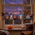 Happy Halloween Glass Suncatcher