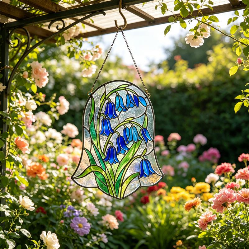 Bluebell Glass Suncatcher
