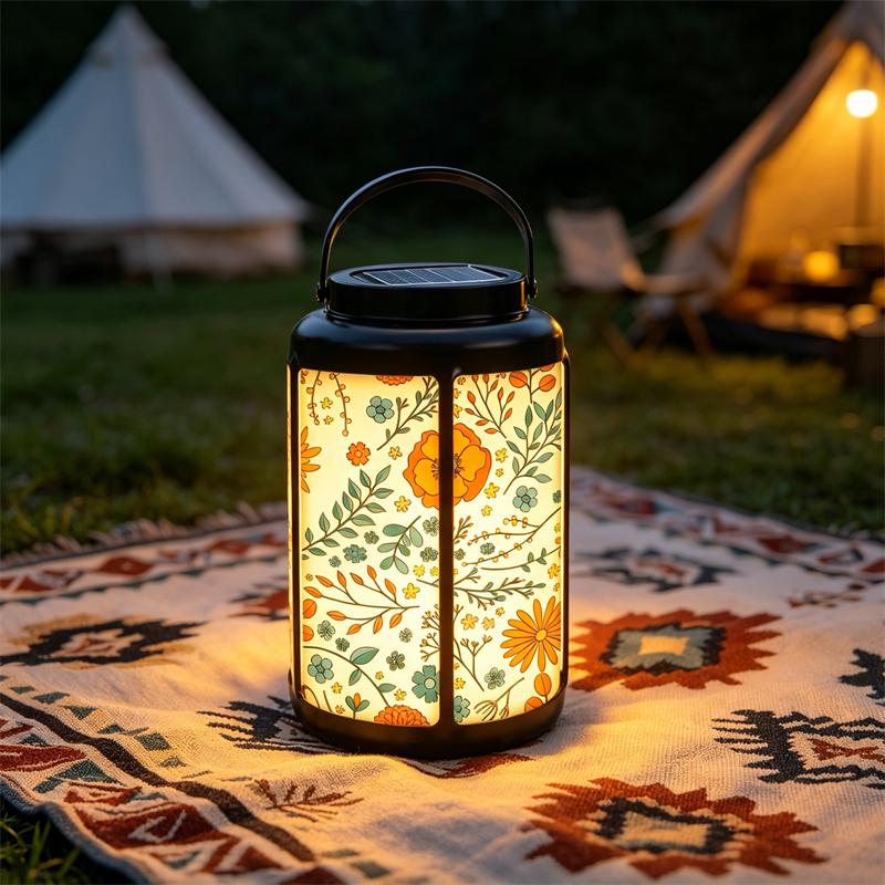 Floral Solar Lantern