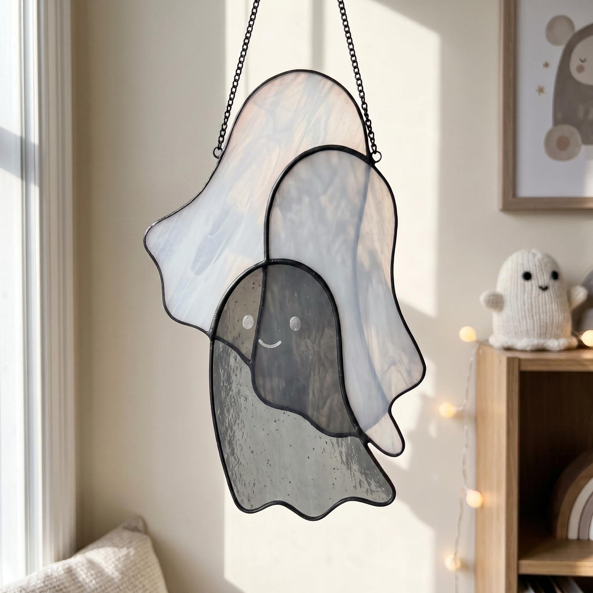 Deconstructed Ghost Glass Suncatcher