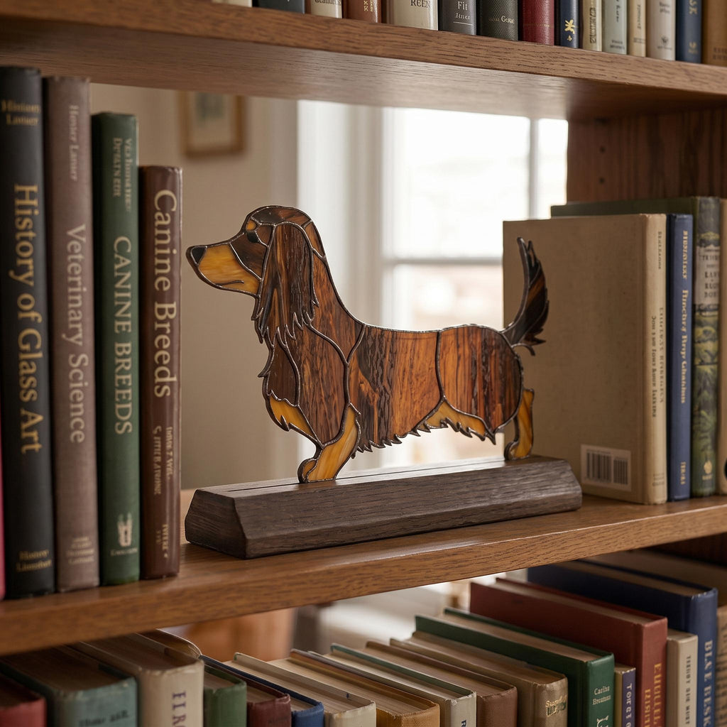Dachshund Glass Decor