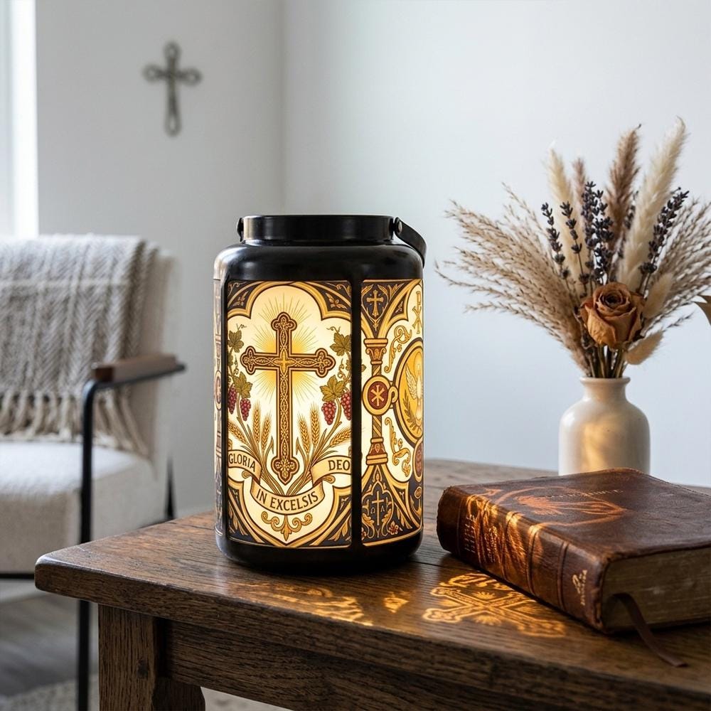 Christian Cross Solar Lantern