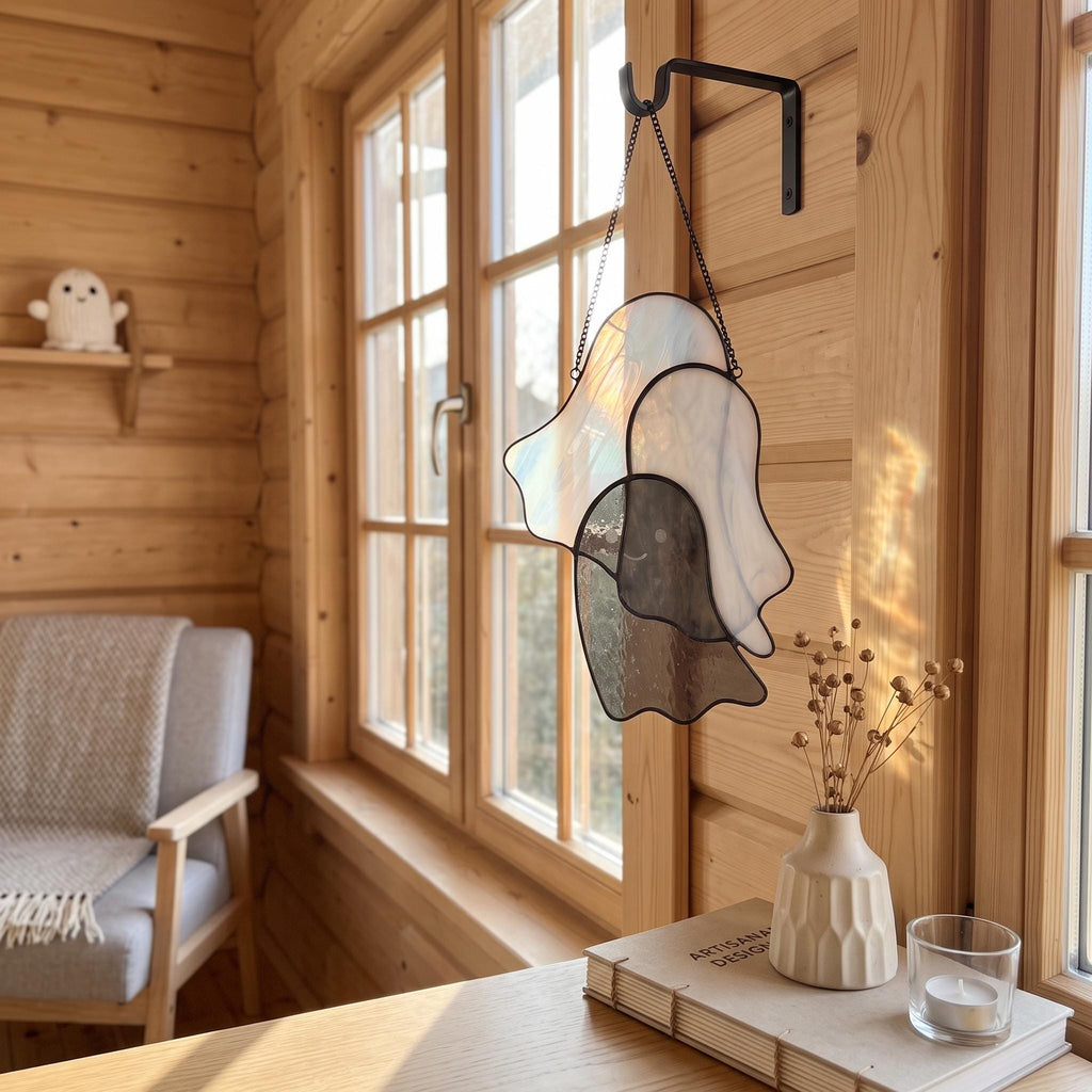 Deconstructed Ghost Glass Suncatcher