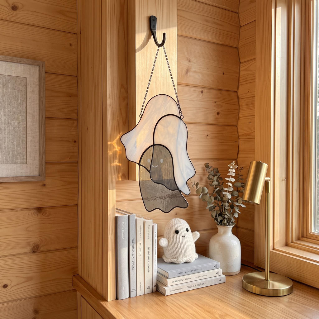 Deconstructed Ghost Glass Suncatcher