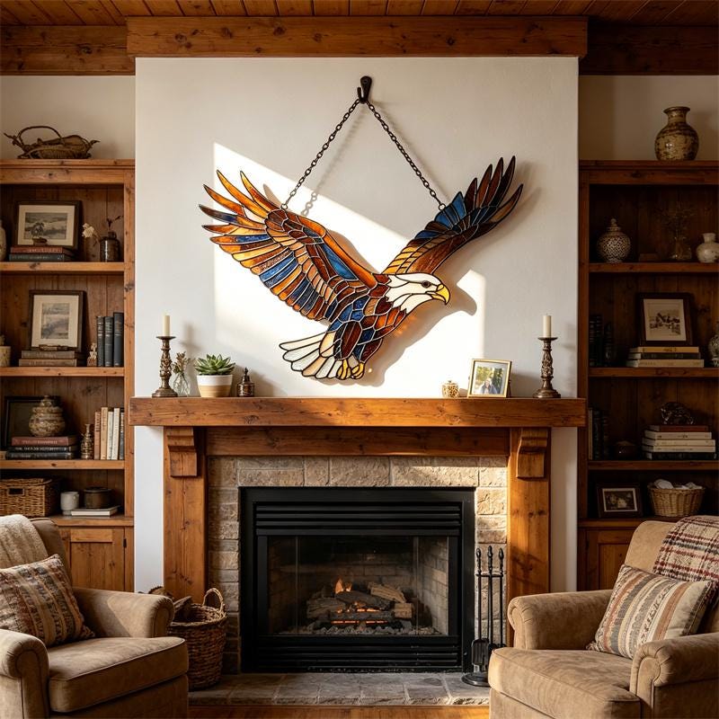 Eagle Glass Suncatcher