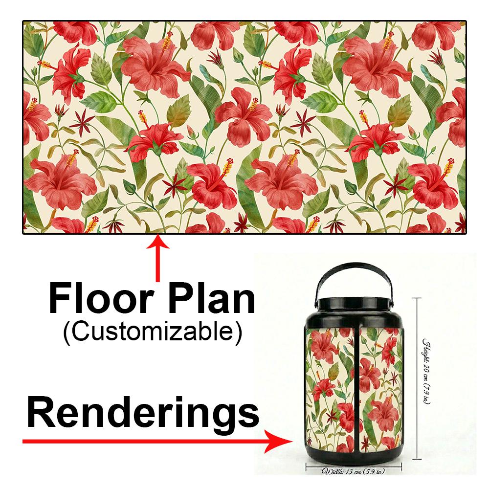 Floral Garden Solar Lantern