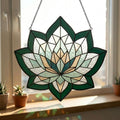 Lotus Glass Suncatcher