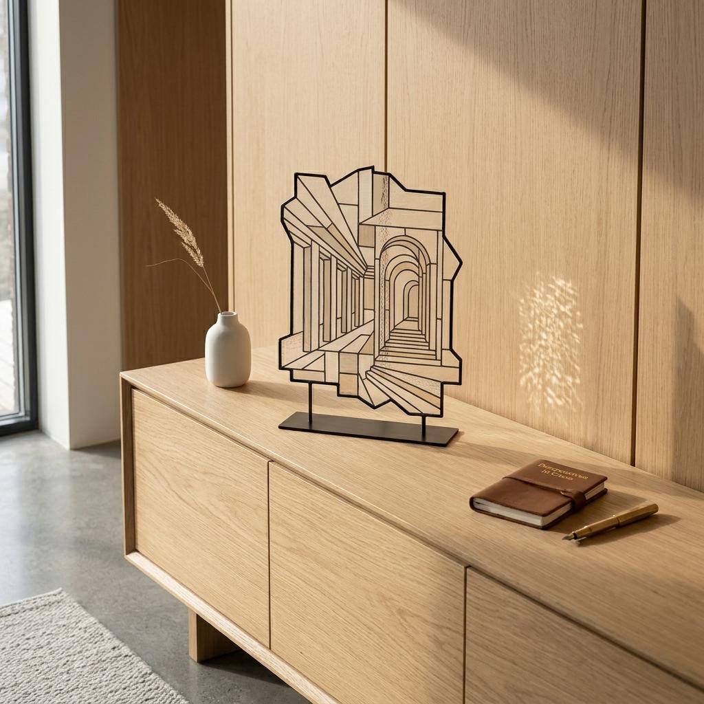 Architectural Arch Glass Decor