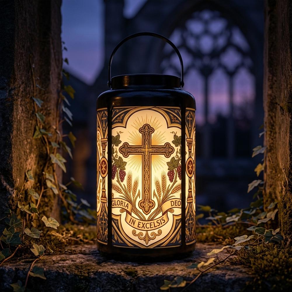 Christian Cross Solar Lantern