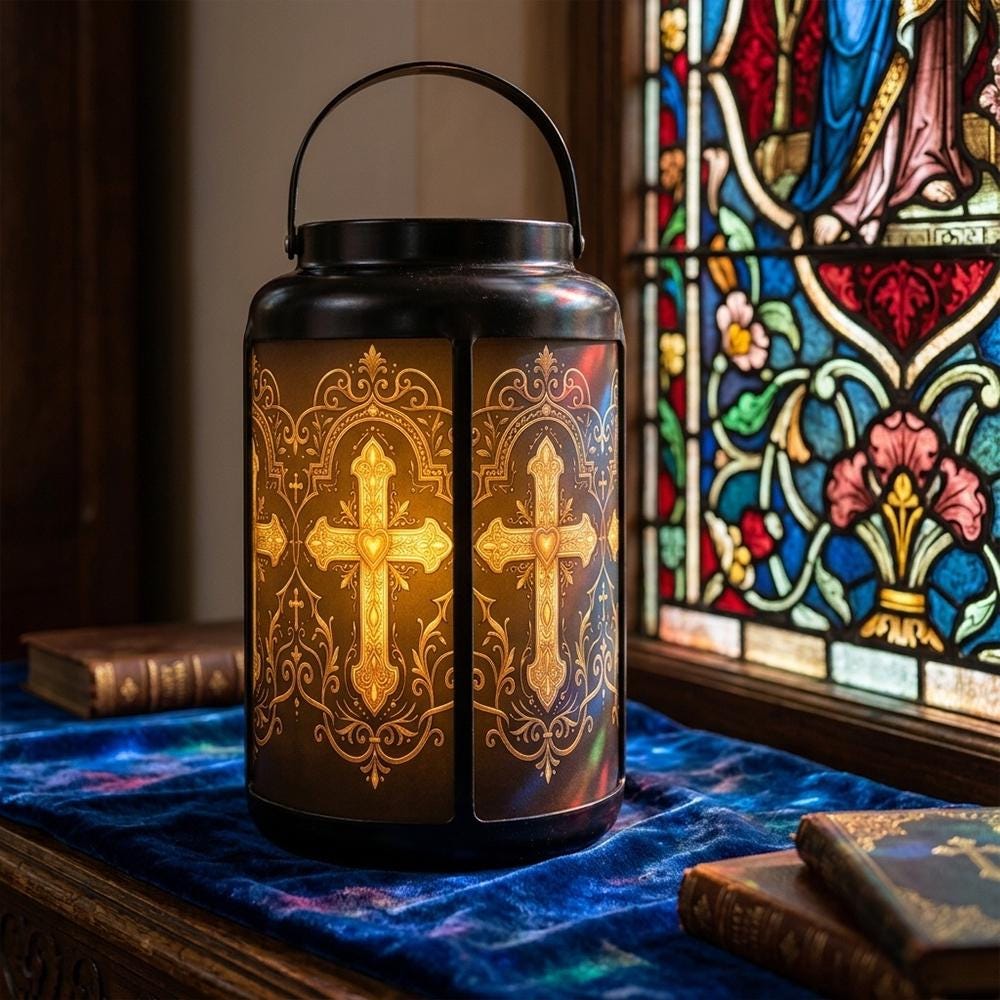 Golden Cross Solar Lantern