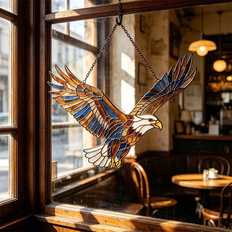 Eagle Glass Suncatcher