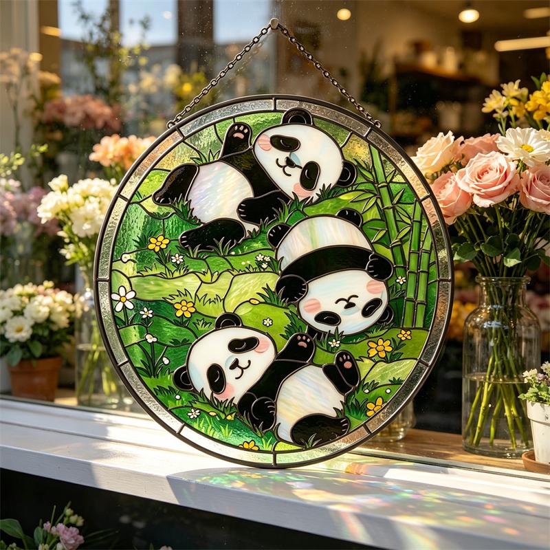 Panda Glass Panel