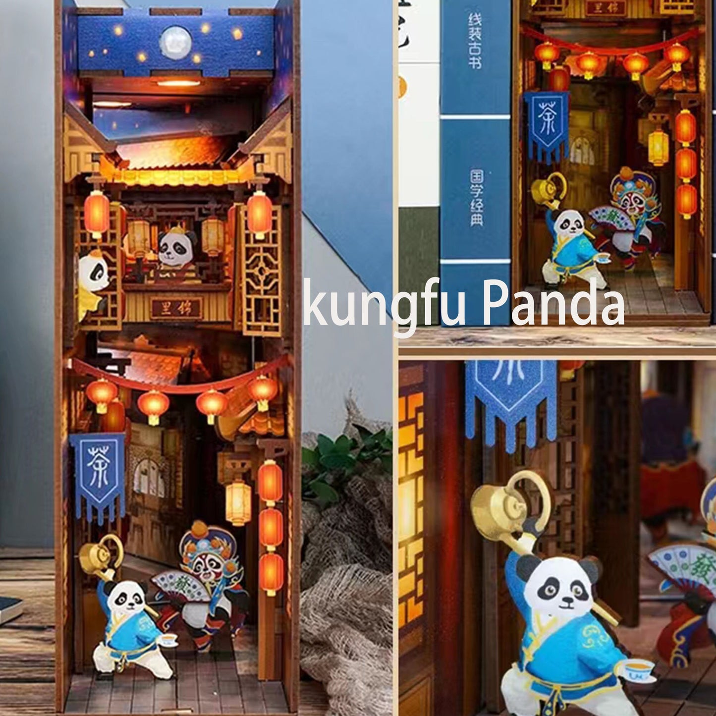 Kung Fu Panda DIY Bookshelf Creative Desktop