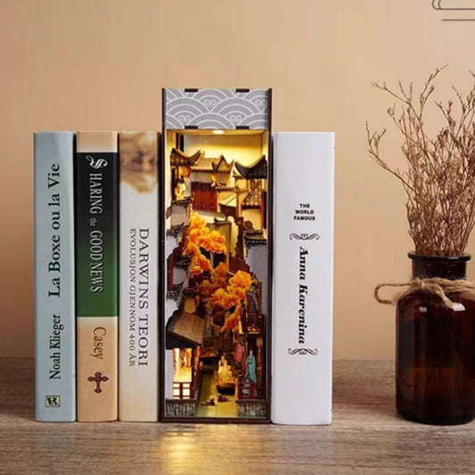 DIY Book Nook Kit Book Nook Shelf Insert 3D