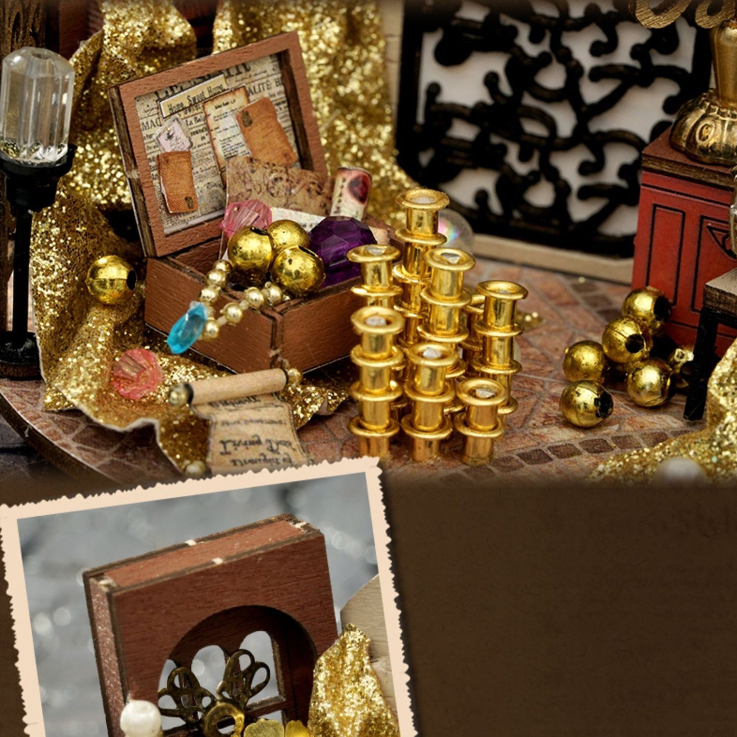 Magic Treasure DIY Miniature Kits Building Toys