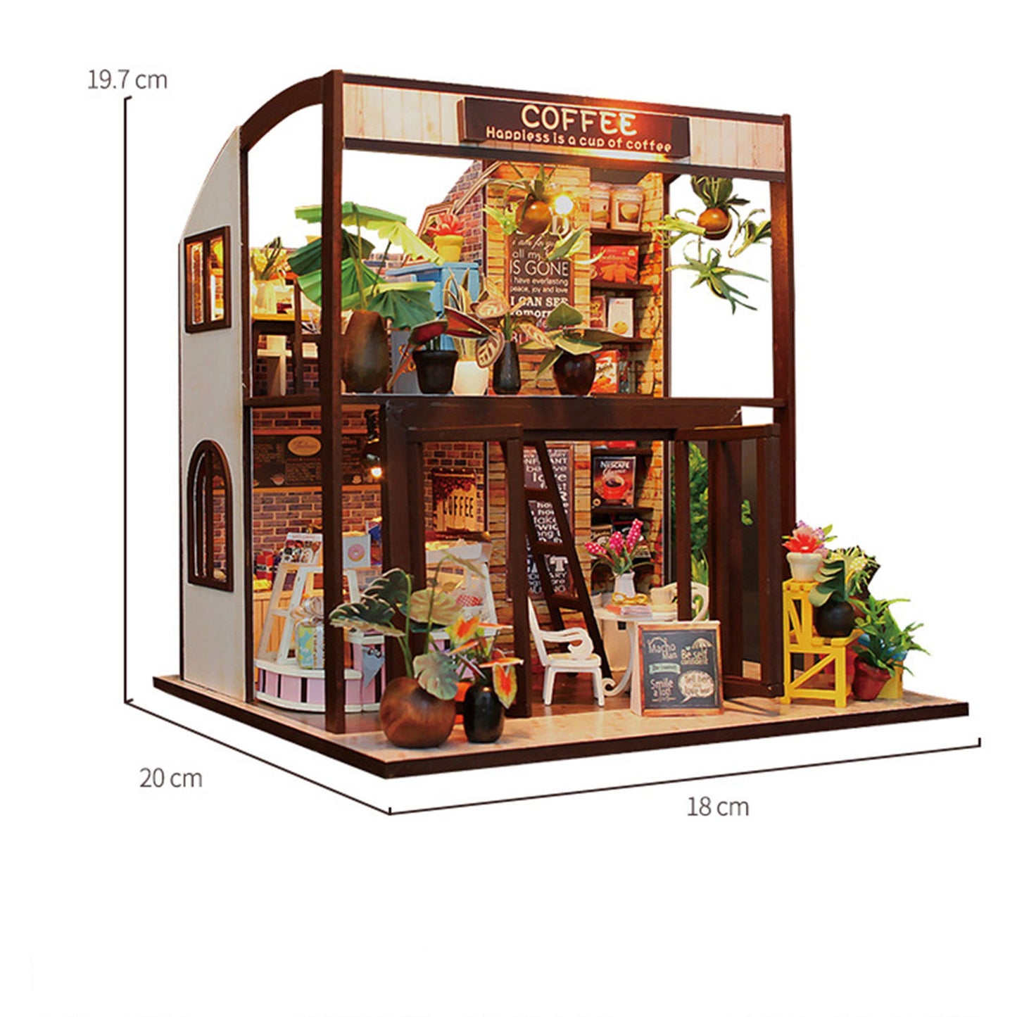 Time Coffee House DIY Miniature House