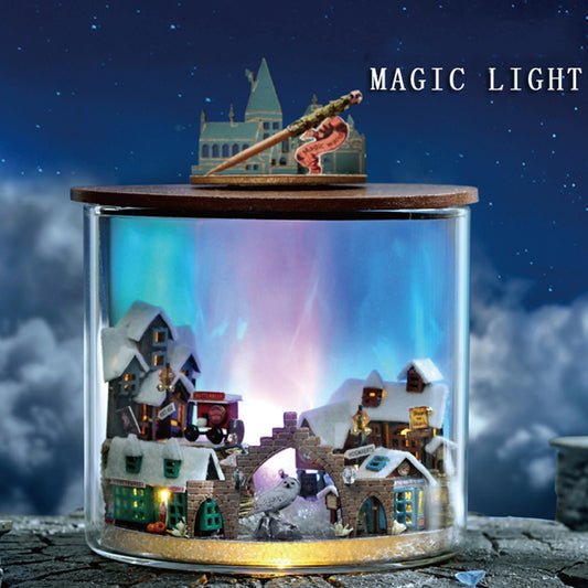 Magic Light DIY Miniature Kits Building Toys