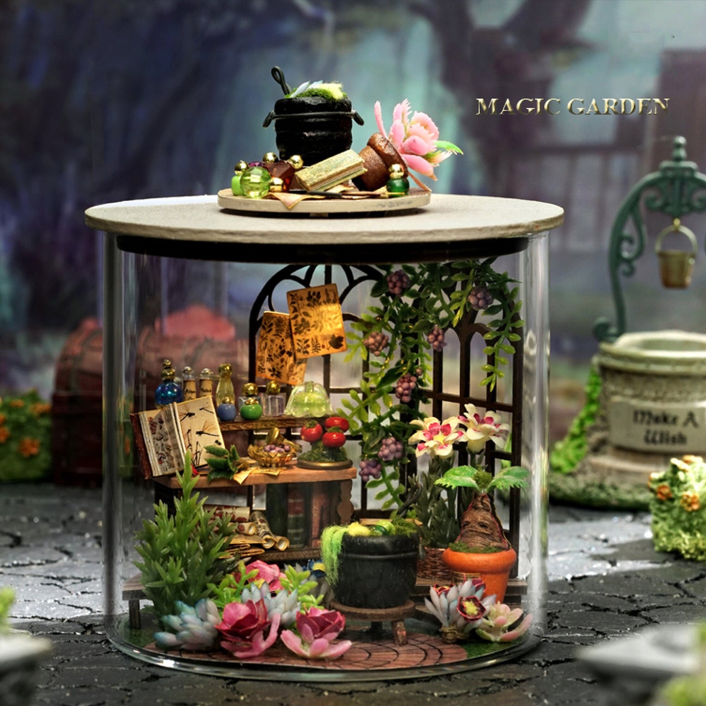 Magic GardenDIY Miniature Kits Miniature Dollhouses