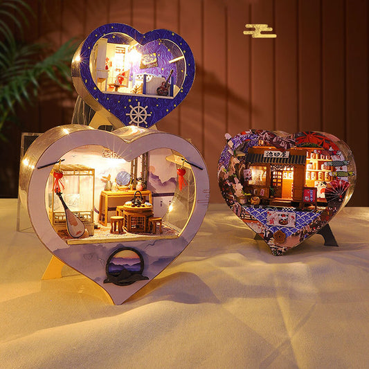 Star House DIY Miniature House Handmade Gift