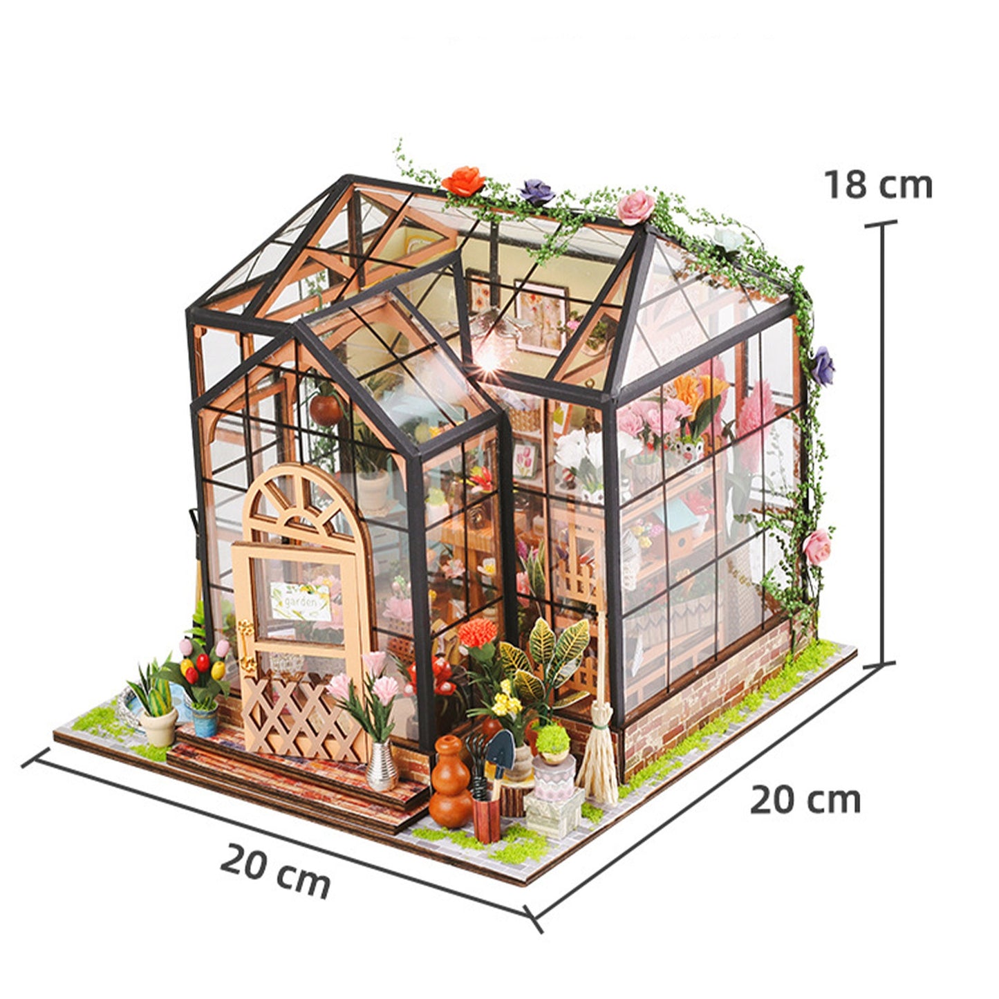 Handmade Miniature House Jenny Garden Assembled